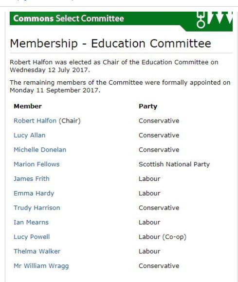 Education Committee